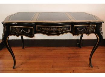 Drexel Japanned Chinoiserie Leather-Top Louis XV Desk