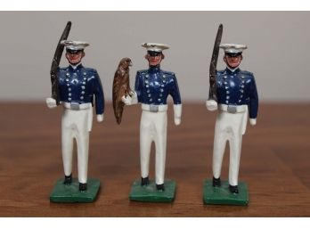 Vintage 1980's Miniature Metal Soldier Figurines