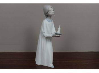 Lladro Girl With Candle