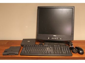 Dell Monitor, Keyboard, Mouse