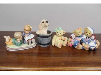 Goebel, Stone Critters, Cherished Teddies Figurines