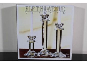 Fifth Ave Crystal Candle Sticks