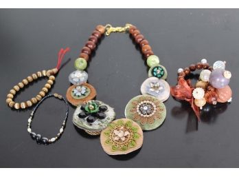 Bead Necklace & Bracelets