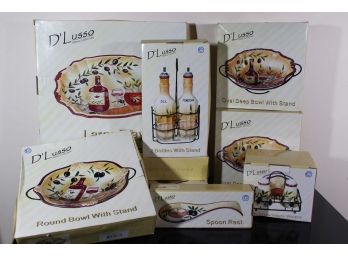 D'Lusso Wine Bottle Design Serving Pieces