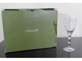 Set Of 5 Christofle Wine Glasses