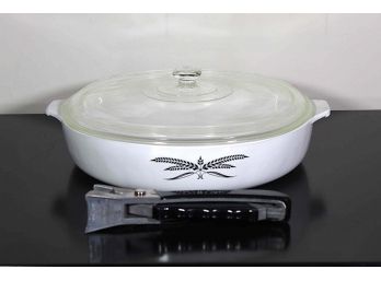 Anchor Hocking Cookware Casserole Dish & Grip Lock Handle