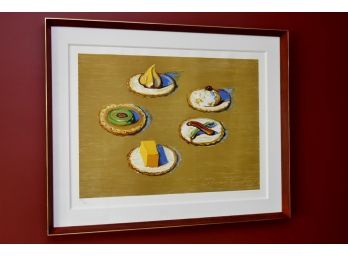 'Crackers' Signed Wayne Thiebaud American Painter  Framed 42.5 X 34  Paid $3900