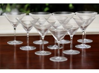 10 Martini Glasses By Lelaine (lot 4)
