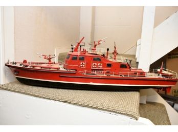 Amazing  4 Foot Long Germany Fireboat Model