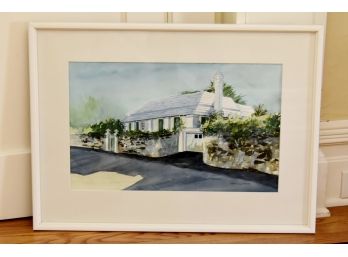 Betti Williams Signed And Framed Watercolor 28 X 21