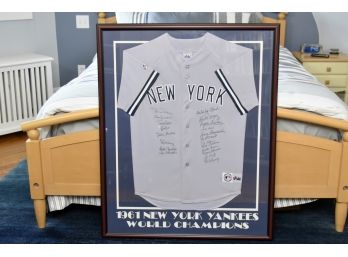 Authentic 1961 NY Yankees Signed Jersey Framed With COA