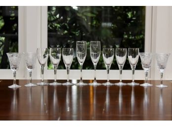 Assortment Of Wine And Champagne Glasses (lot 13)