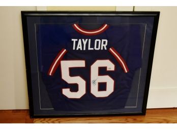 34 X 32 NY Giants Lawrence Taylor Signed Jersey With COA