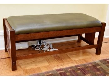 Stickley Mission Collection Bench 42 X 18 X 16