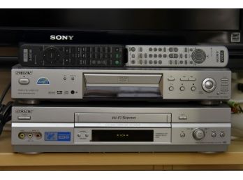 Sony DVD And VHS Player