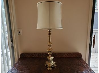 Vintage Brass Table Lamp 32' Tall