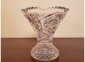 Vintage Glass Vase Nucut