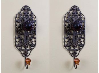 Pair Of Decorative Wall Hooks