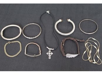 Cross Necklace & Bracelets