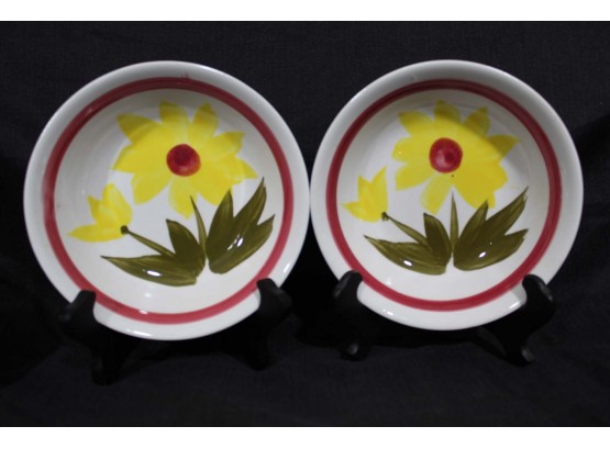 Two Sun Flower Bowls