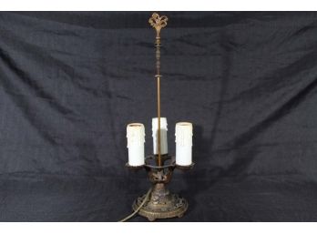 Three Light Candle Lamp