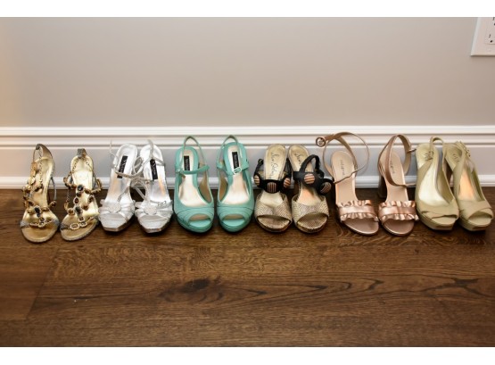 Collection Of Six Pair Womans Shoes Mostly 7.5