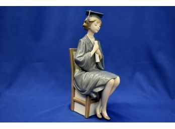 Lladro Girl Graduate Figurine