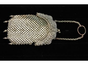 Vintage German Silver Mesh Pocketbook Jewelry Lot 1