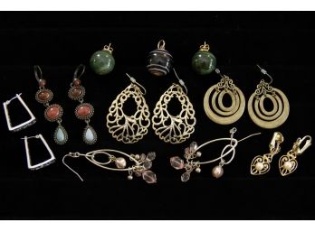 Vintage Womans Earrings Jewelry Lot 5