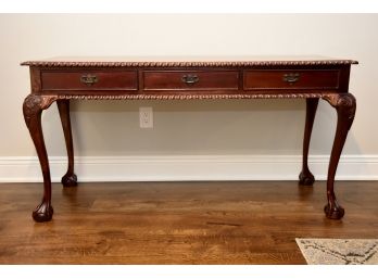 Gorgeous Ball And Claw Foot Sideboard Table 59 X 20 X 30