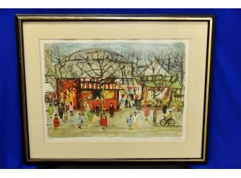 Nathalie Chabrier Signed Limited Edition Lithograph  30 X 24