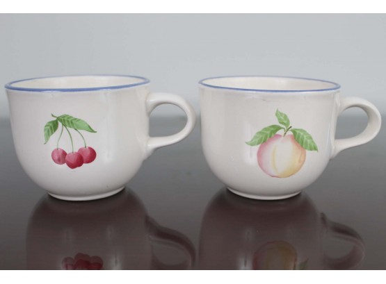 Pfaltzgraff Fruit Design Cups