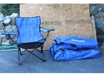 Four Shakespeare Camping Chairs