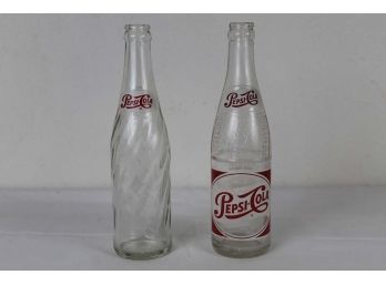 Vintage Glass Pepsi Bottles