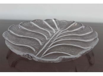 Glass Leaf Plate