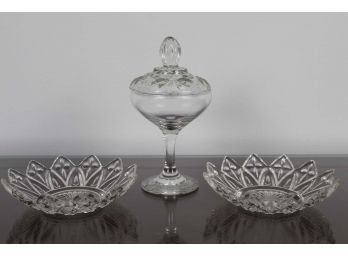 Lidded Glass & Dishes