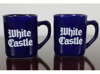 Pair Of 1995 White Castle Coffee Mugs