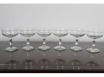 Set Of 6 Coupe Cocktail Glasses