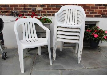 Set Of 6 Outdoor Chairs