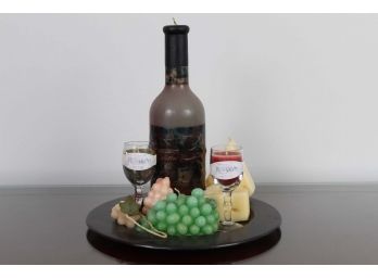 Chesapeake Bay Wine & Cheese Candle Set