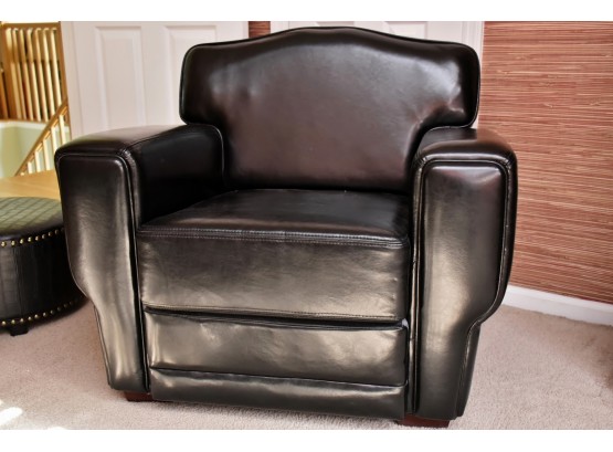 Faux Leather Chair 36 X 32 X 32 READ