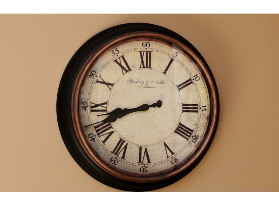 Sterling And Noble 19' Wall Clock