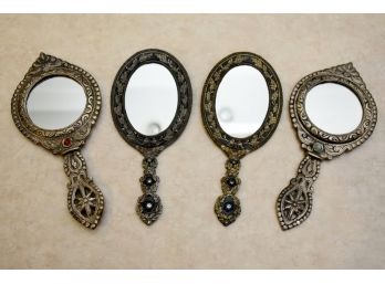 Set Of 4 Hand Mirrors