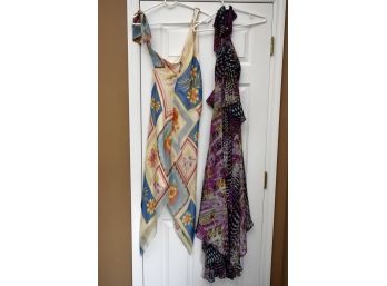 Pair Of Colorful Womans Dresses