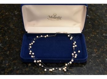 Fresh Water Pearls With Sterling Clasp