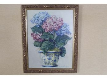 Flower Framed Print By Barbara Mock     16.5W X 21H