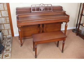 Aeolian Piano & Bench  (Bring Help To Remove)