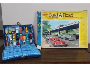 Matchbox Cars, 1968 Case & Build A Road