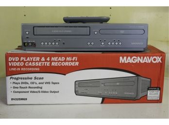 Magnavox DVD/VHS Player With Remote
