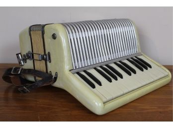 Vintage Accordion Made In Italy 'Grover' On Strap